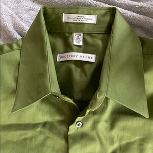 Geoffrey Beene Men's Green Shirt